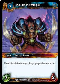 warcraft tcg twilight of the dragons kalan howland