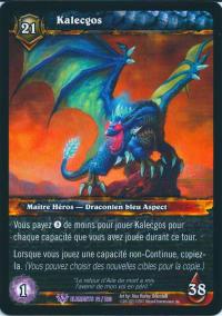 warcraft tcg war of the elements french kalecgos french