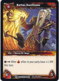 warcraft tcg class deck 2013 spring kallas sunflame cd