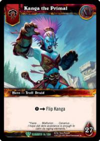 warcraft tcg war of the elements kanga the primal