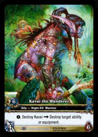 warcraft tcg extended art kavai the wanderer ea