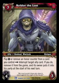 warcraft tcg fields of honor keldor the lost