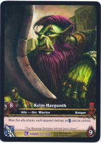 warcraft tcg extended art kelm hargunth ea