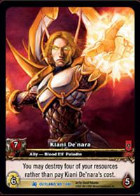 warcraft tcg extended art kiana de nara ea