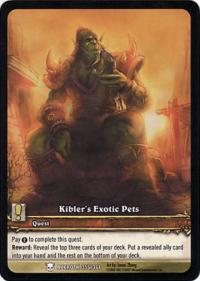 warcraft tcg extended art kibler s exotic pets ea