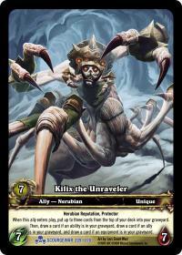 warcraft tcg extended art kilix the unraveler ea