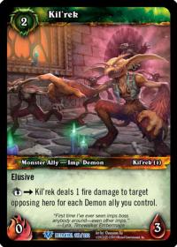 warcraft tcg betrayal of the guardian kil rek