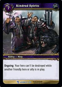 warcraft tcg march of legion kindred spirits