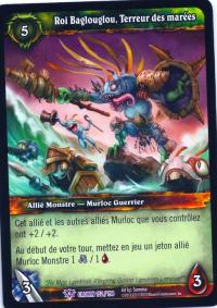 warcraft tcg crown of the heavens foreign king bagurgle terror of the tides french