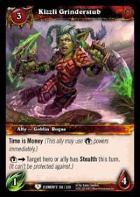 warcraft tcg war of the elements kizzli grinderstub