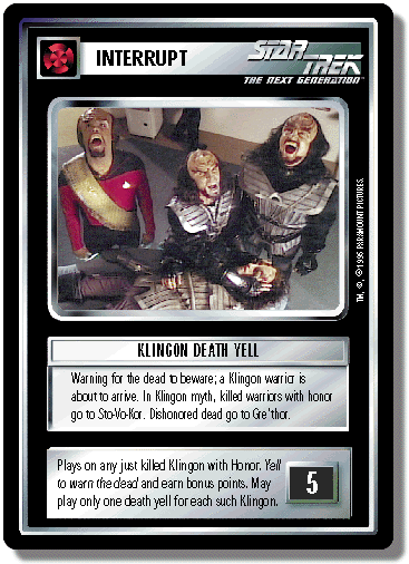 Klingon Death Yell