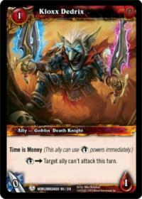 warcraft tcg worldbreaker kloxx dedrix