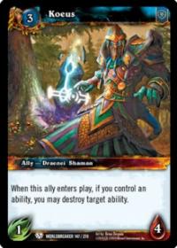 warcraft tcg worldbreaker koeus