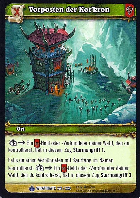 Kor'kron Vanguard (German)