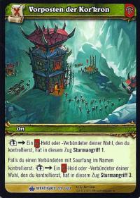 warcraft tcg wrathgate kor kron vanguard german