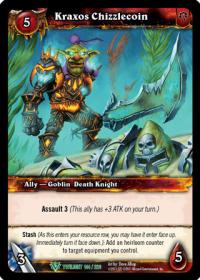 warcraft tcg twilight of the dragons kraxos chizzlecoin