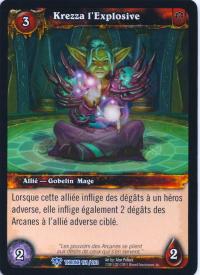 warcraft tcg throne of the tides french krezza the explosive french