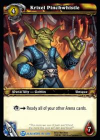 warcraft tcg blood of gladiators krixel pinchwhistle