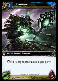 warcraft tcg servants of betrayer kronore