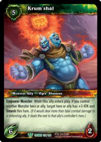 warcraft tcg crown of the heavens krum shal