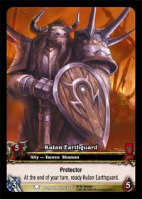 warcraft tcg extended art kulan earthguard ea