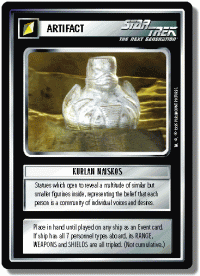 star trek 1e reflections 1 kurlan naiskos foil