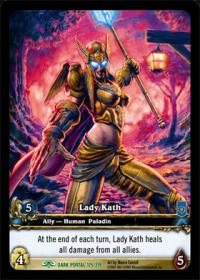 warcraft tcg extended art lady kath ea