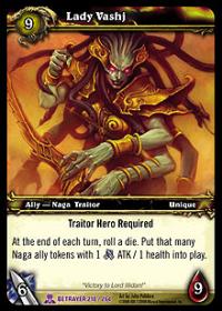 warcraft tcg servants of betrayer lady vashj