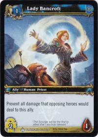 warcraft tcg foil and promo cards lady bancroft foil