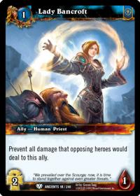 warcraft tcg war of the ancients lady bancroft