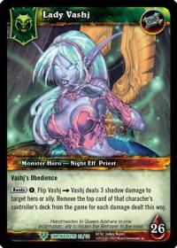 warcraft tcg war of the ancients lady vashj standard