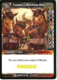 warcraft tcg war of the elements landro s hitching post