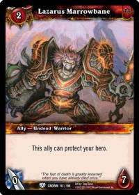 warcraft tcg crown of the heavens lazarus marrowbane