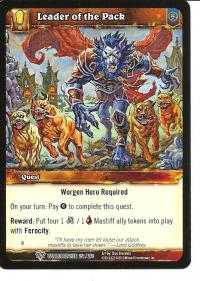 warcraft tcg worldbreaker leader of the pack