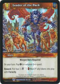 warcraft tcg foil and promo cards leader of the pack foil