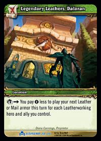 warcraft tcg scourgewar legendary leathers dalaran