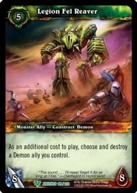 warcraft tcg war of the ancients legion fel reaver