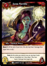 warcraft tcg war of the elements lena naville