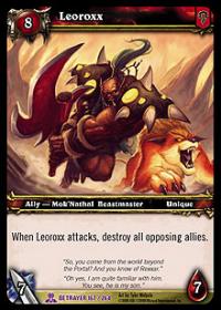 warcraft tcg servants of betrayer leoroxx