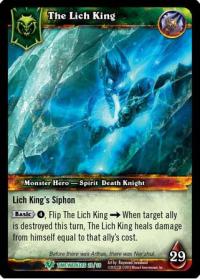 warcraft tcg foil hero cards the lich king foil hero