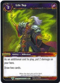 warcraft tcg class deck 2013 spring life tap cd