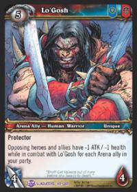 warcraft tcg blood of gladiators lo gosh