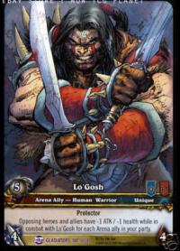 warcraft tcg extended art lo gosh ea