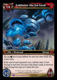 warcraft tcg the dark portal lokholar the ice lord