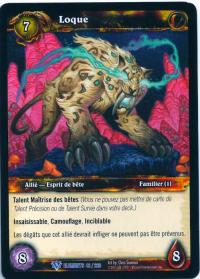 warcraft tcg war of the elements french loque french