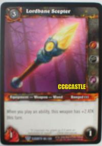 warcraft tcg war of the elements lordbane scepter