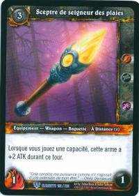 warcraft tcg war of the elements french lordbane scepter french