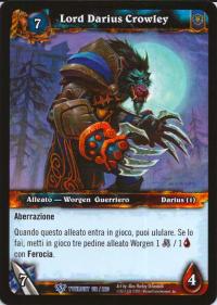 warcraft tcg twilight of dragons foreign lord darius crowley italian