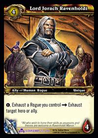 warcraft tcg scourgewar lord jorach ravenholdt