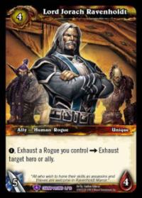 warcraft tcg champion decks lord jorach ravenholdt champion